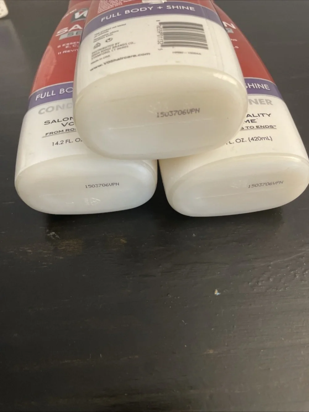 VO5 Salon Series Full Body + Shine Conditioner 14.2 fl oz x3